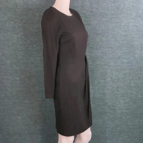 Vintage 80s Warren Petites Wool LS Dress - Picture 10 of 17